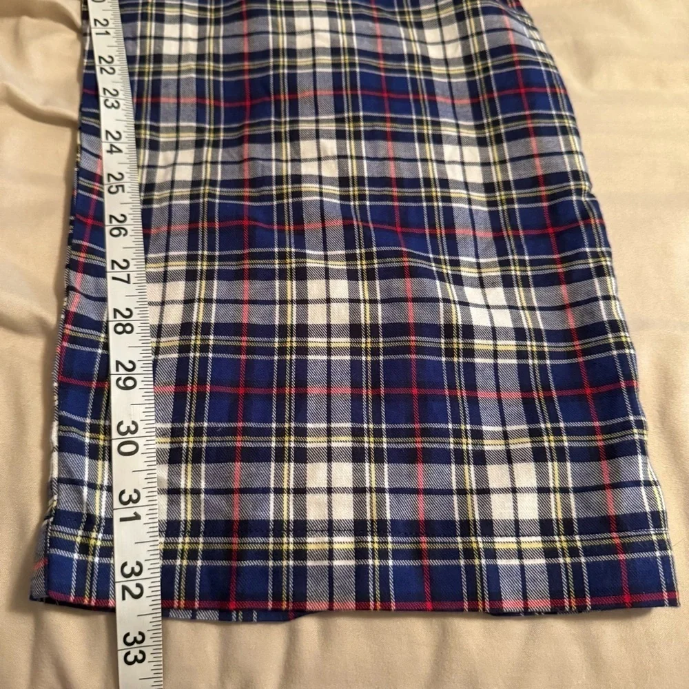 Polo Ralph Lauren Mens Size XL Sleepwear Blue Tartan Plaid Pajama Pants Lounge